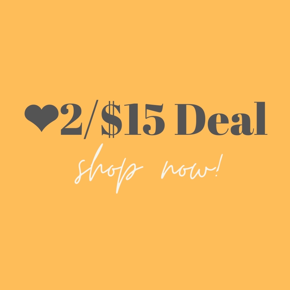 ❤2/$15 Deal!!